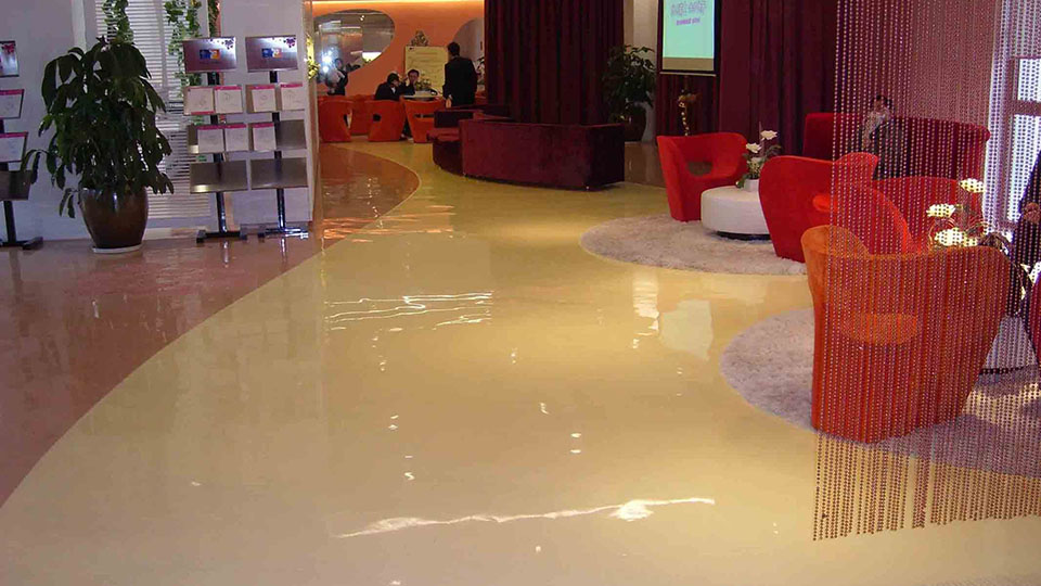 planchers en vrac époxy